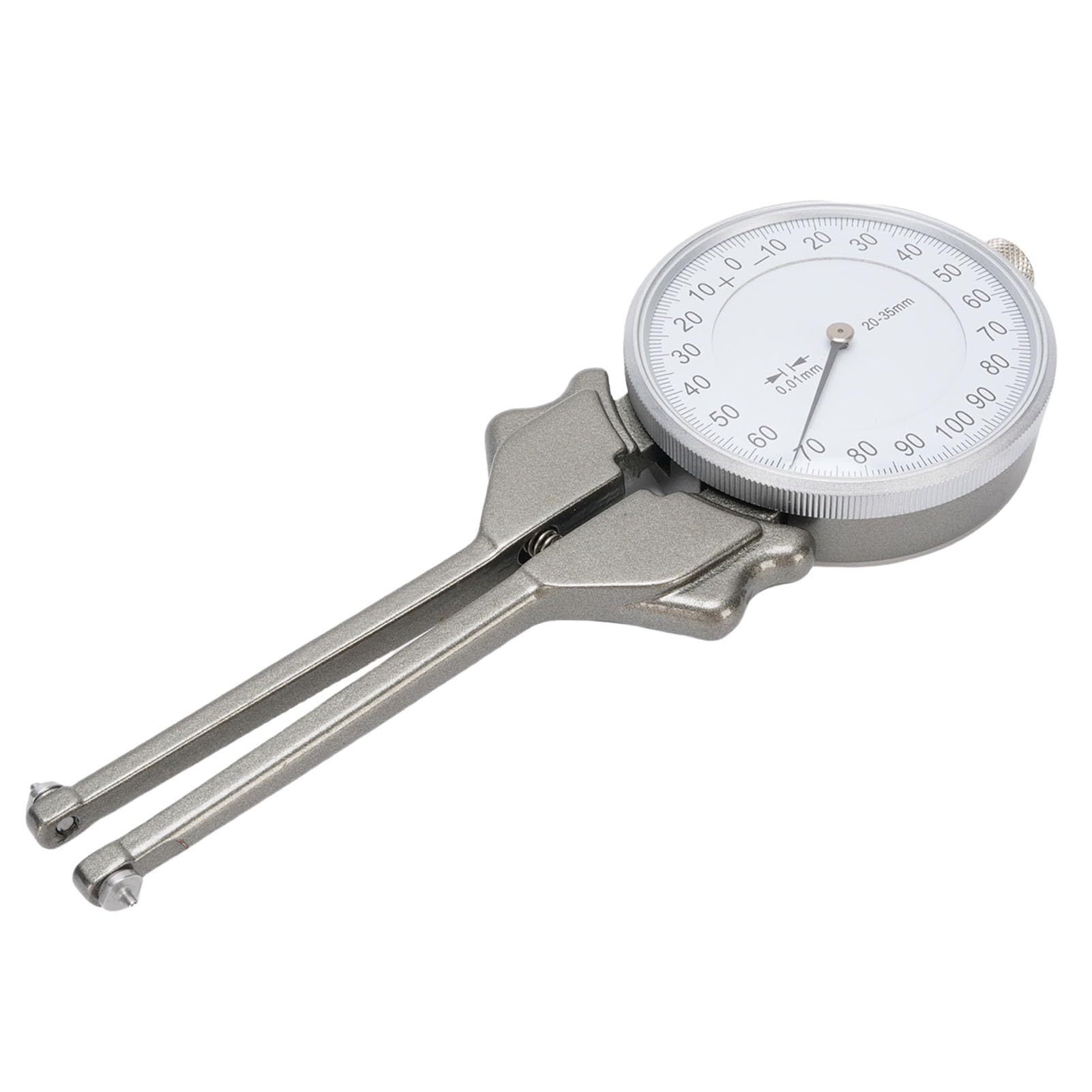 SIXRUN Calibrador de Dial Interno, Aleación de Aluminio para Mecánica, Graduación de 0,01 Mm, Rango de 20-35 Mm, Herramienta de Medición de Diámetro Preciso