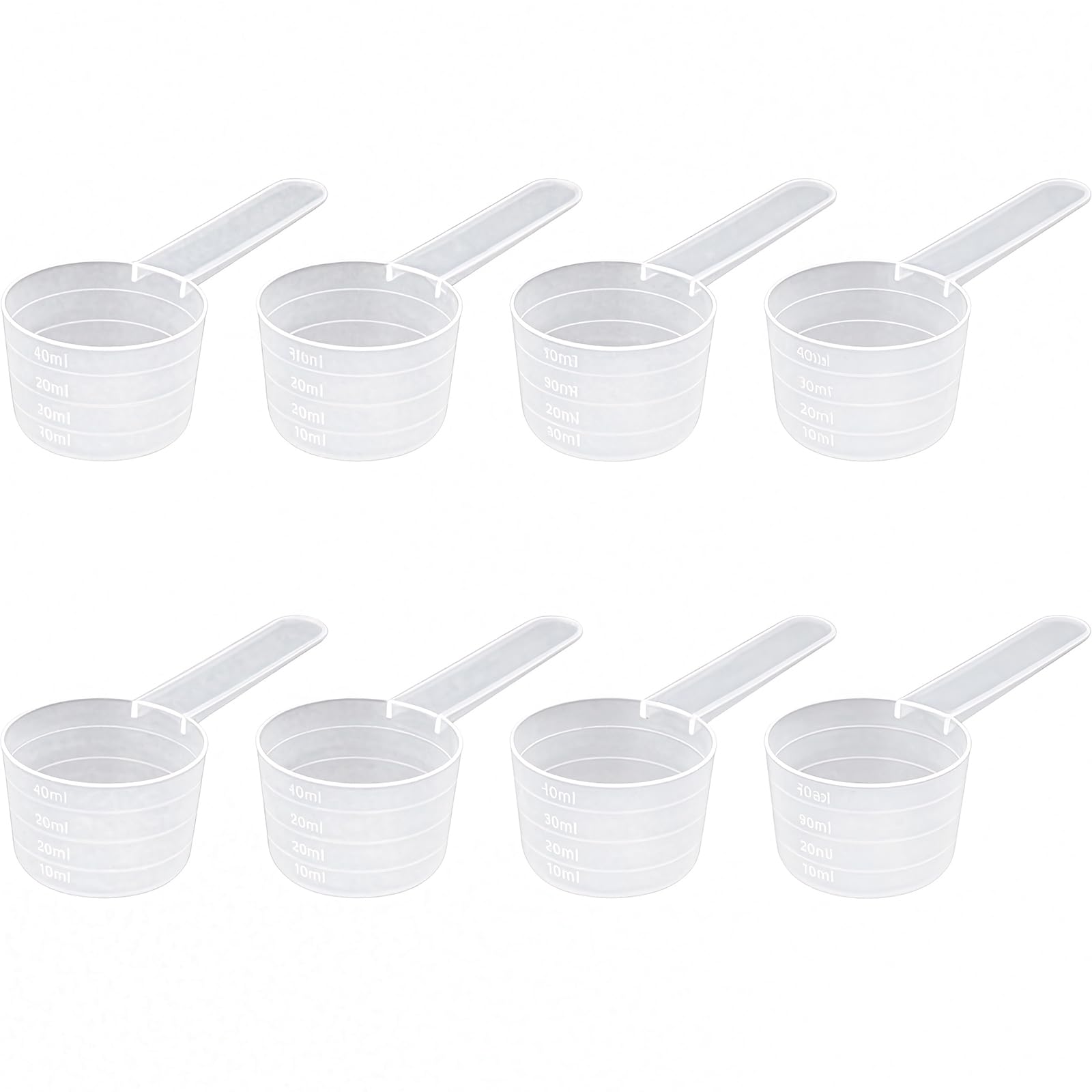 Set Da 9 Misurini Da Cucina In Plastica Alimentare, Cucchiai Dosatori Colorati Con Impilabili E Gancio, Ideali Per Spezie, Farina, Caffè E Liquidi