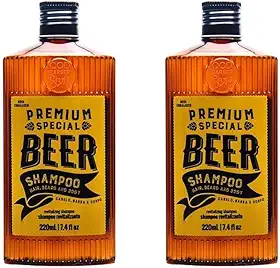 Shampoo para Cabelo e Barba QOD Premium Special BEER 220ml - 2 unidades