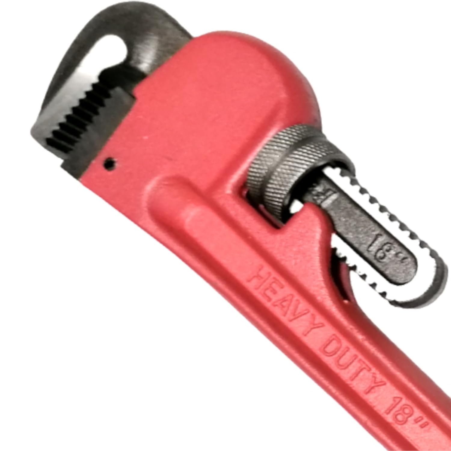 SIO Llave Stilson 18" para Tubos – Llave Grifa Ajustable Profesional para Fontanería, Mecánica y Taller – Mordaza Dentada Alta Resistencia para Tuberías y Conexiones Metálicas - Llave fontanero