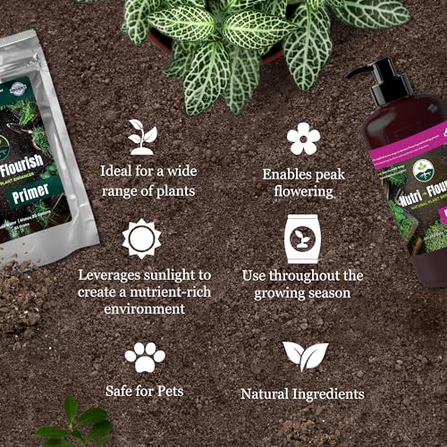 Nutri Flourish Fertilizante Granulado en Polvo, 2 Pack miniatura 3