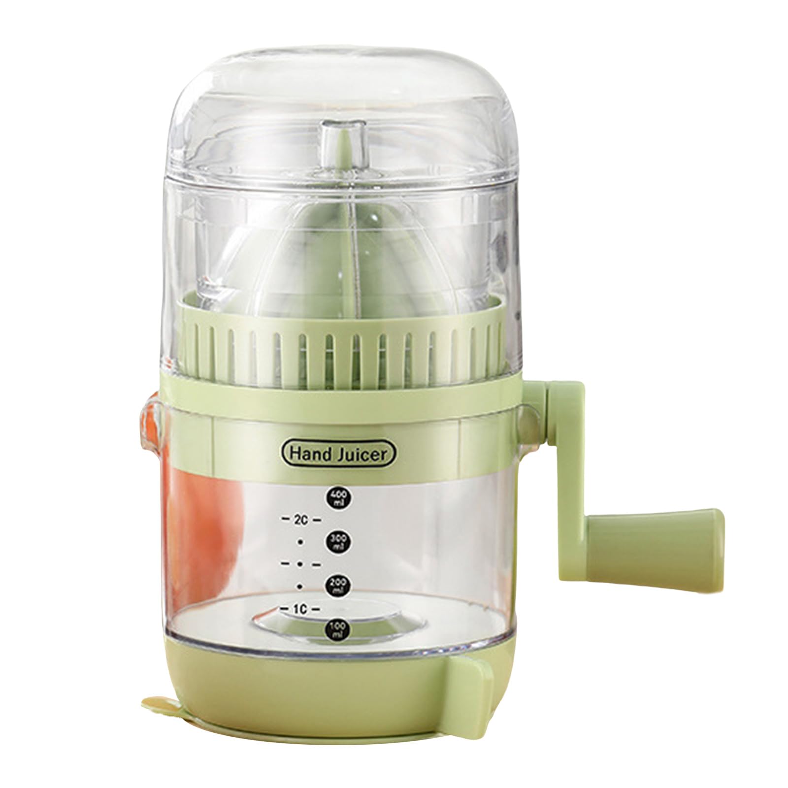 Nucelit Mechanical Citruses Presses Machine Slip Resistant Bottom Household Kitchen Gadget Fruit Crusher for Freshness Pulp Release Drink Detachable Juicer