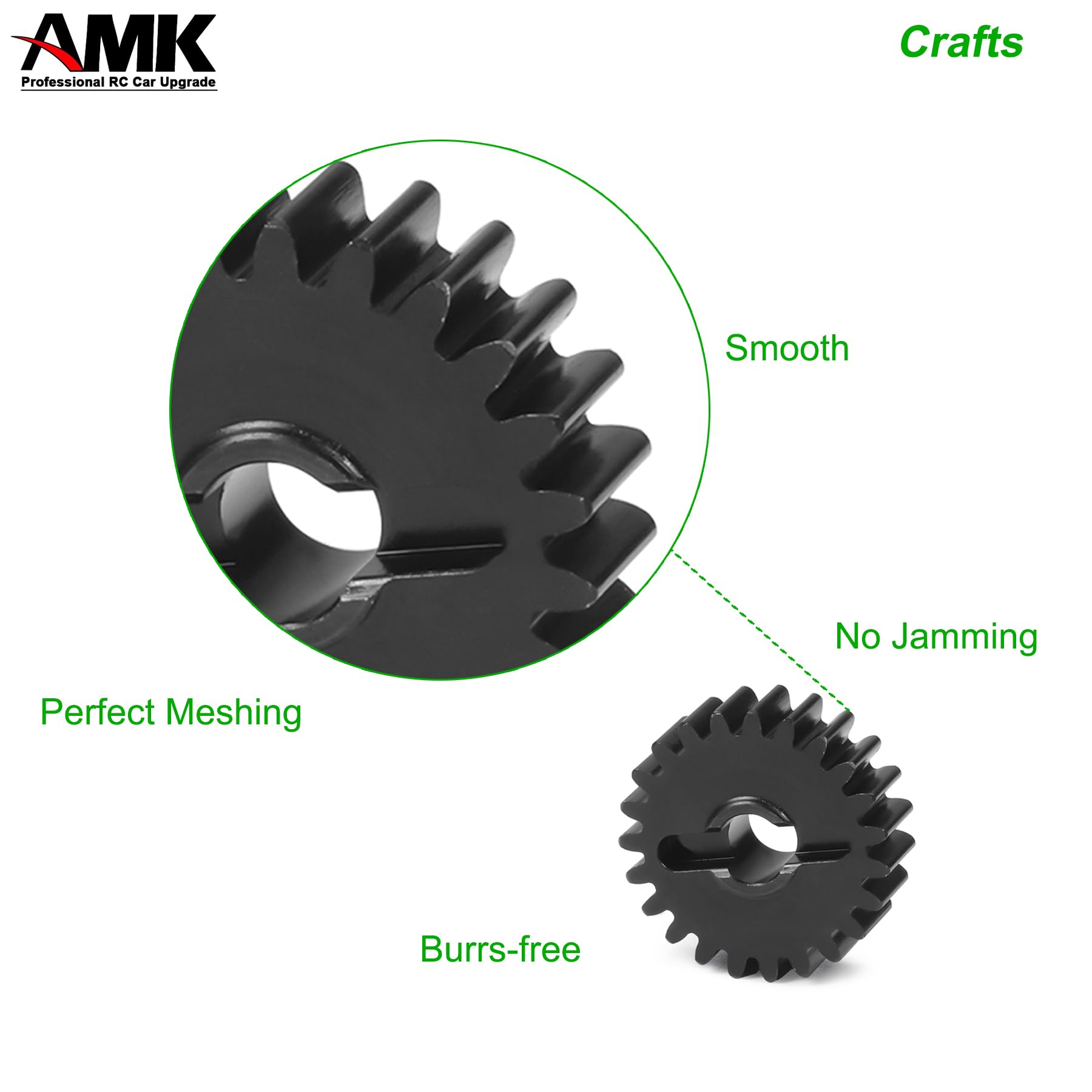 AMK Steel Driveshaft For Axial Capra F9 RC Crawler - 4.4mm Thick CVD Drive Shaft With Portal Axles - View #7