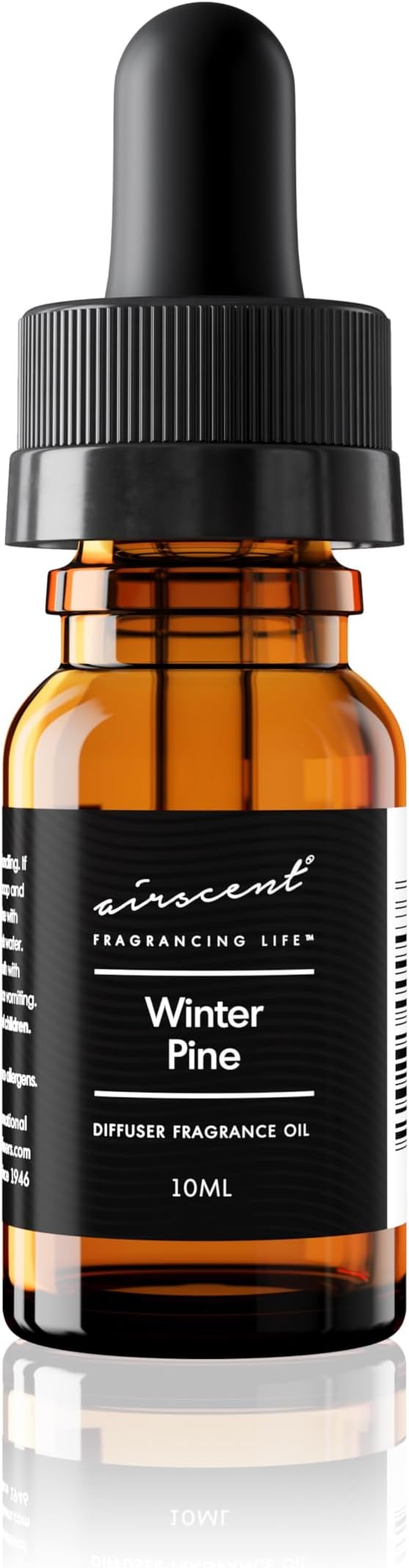 Winter Pine Diffuser Oil - Air-Scent Balsam Fir Essential Oil Blend - 10 mL, 34 oz fl oz Fragrance Oil Bottle for Aromatherapy Diffusers and Humidifiers - Christmas Tree Scent - Diffuser Oils Scents