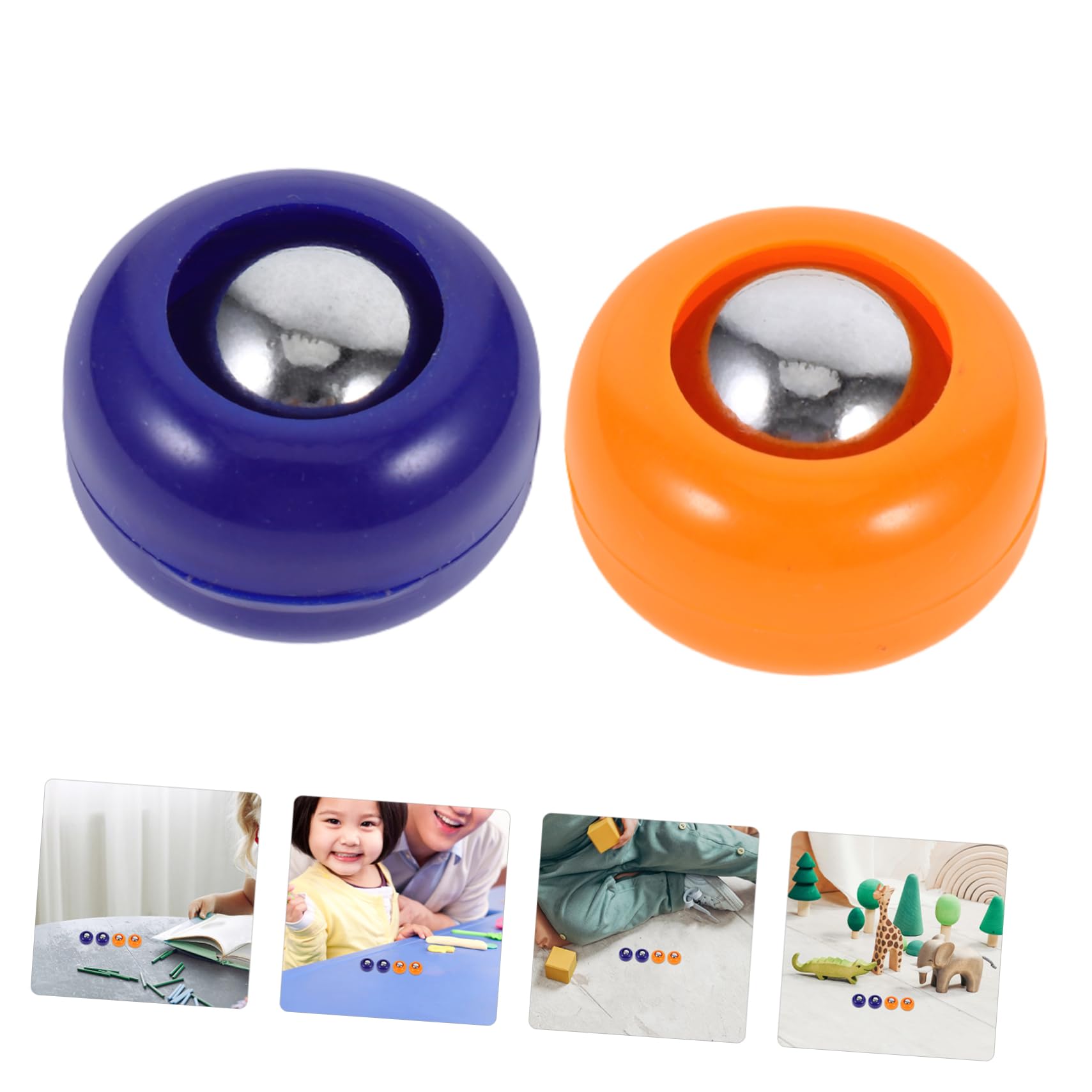 Sosoport Lot de 20 Mini Balles de Curling, Quilles de Bowling et Rouleaux pour Table de Jeu de Palets, Équipement Polyvalent en PP pour Jeu Intérieur et Détente Familiale