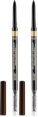 Vista 18 de L'Oreal Paris - Maquillaje para cejas Stylist Definer, Lápiz impermeable para cejas, Lápiz mecánico ultra fino, dibuja pequeños pelos de cejas
