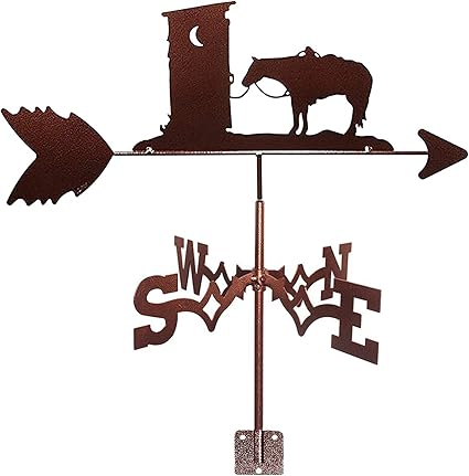 Amazon Co Jp クリエイティブホースデザインモデル風見鶏伝統的な風見鶏鋳鉄金属ファーム方向指示器 防錆コーティング風見鶏屋外設置屋根装飾 Diy 工具 ガーデン