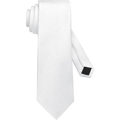 DecTwig Men's Ties Solid Color Formal Necktie