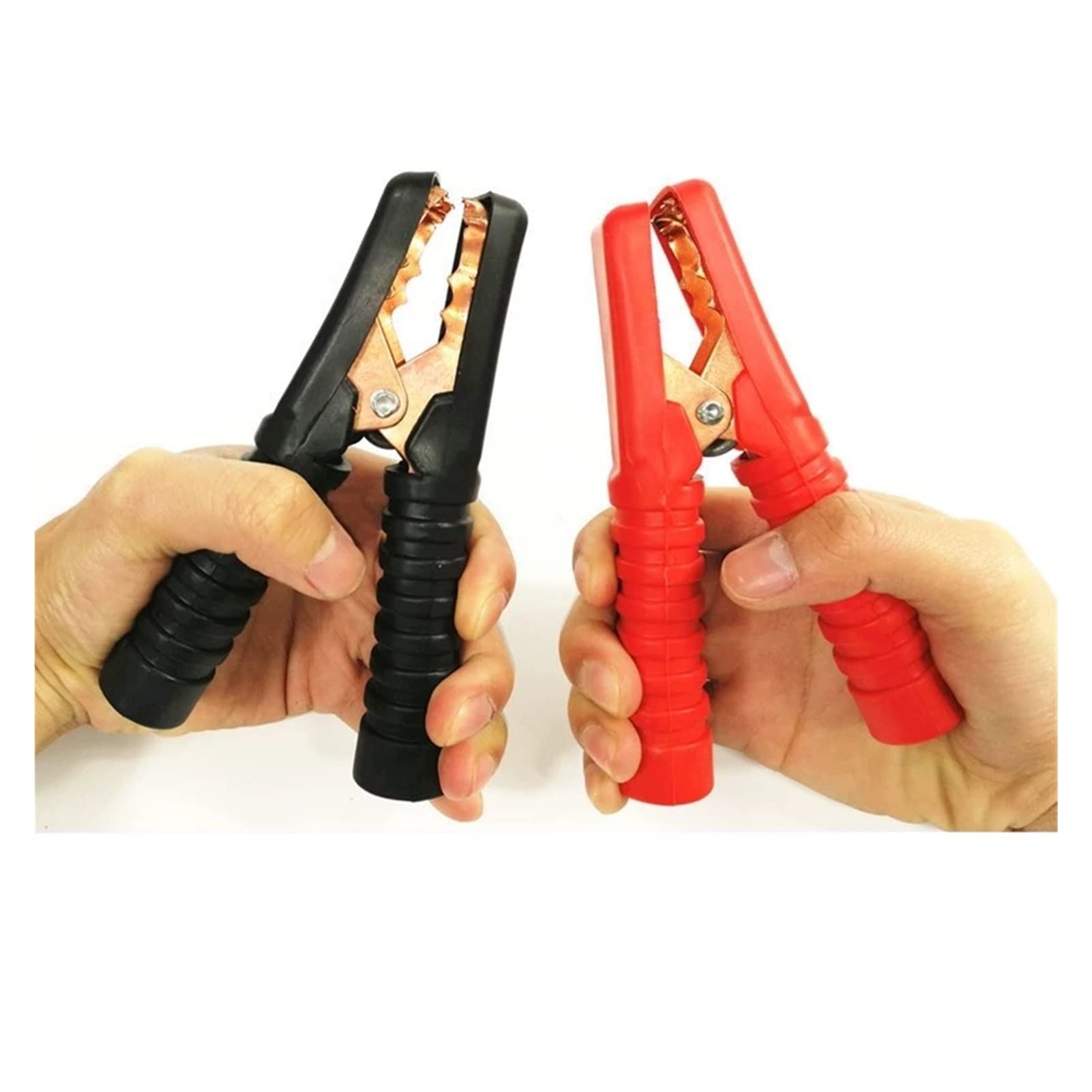 Pinzas de cocodrilo for Coche Abrazaderas for batería Pinza de cocodrilo 200A Rojo + Negro Amablemente