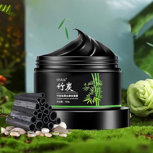 Miniatura 6 de Máscara facial de carbón negro para hombres, removedor de cabeza negra, máscara facial de carbón activado negro, cuidado de la piel, removedor de