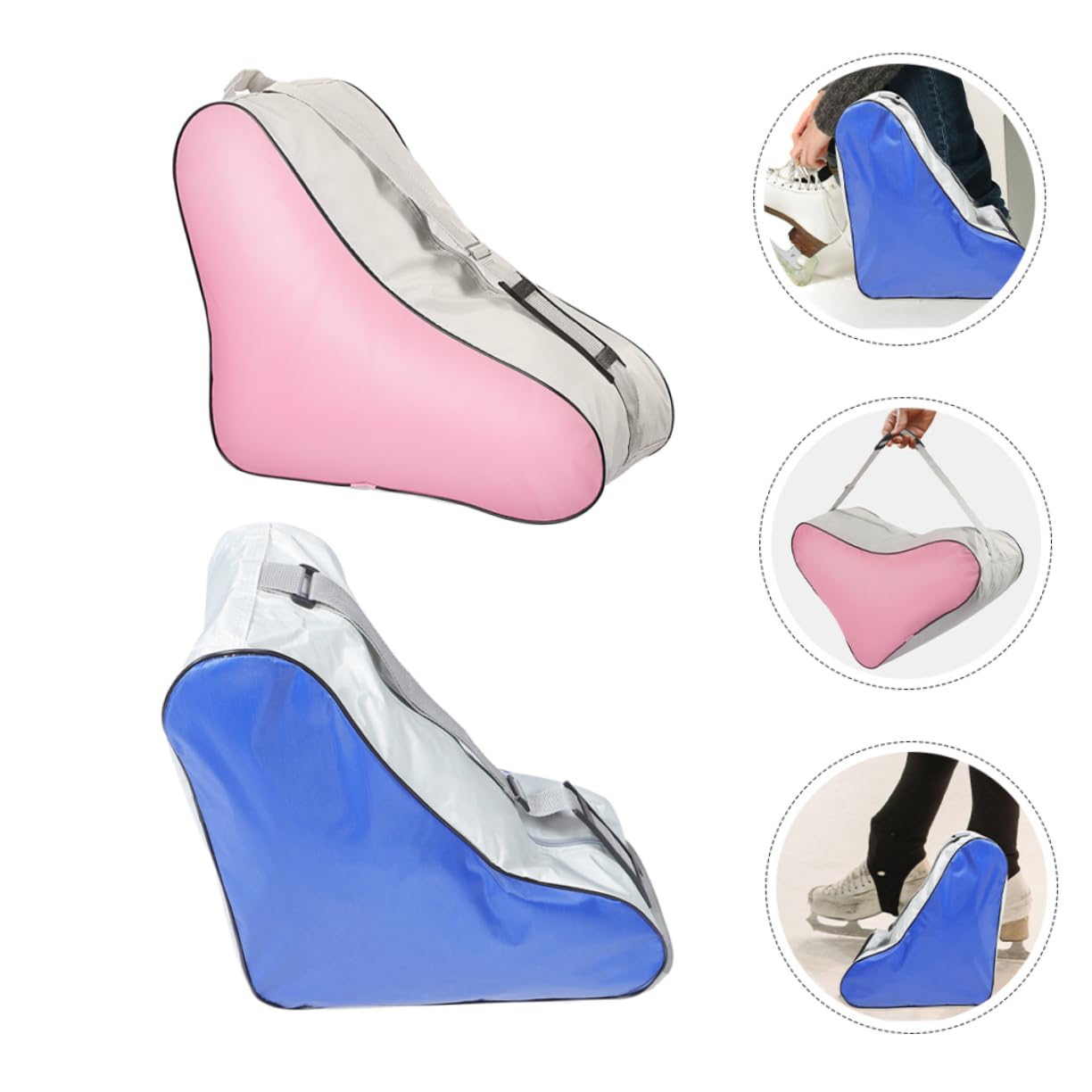 SUPVOX 2pezzi Borsa Per Riporre Pattini Borsa Per Pattini Da Figura Design Leggero e Portatile Per Attività Sportive Fitness