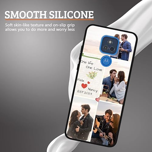 Miniatura 7 de Fundas de teléfono personalizadas para Motorola Moto G Play 2021, cubierta personalizada para teléfono con múltiples fotos, regalo personalizado