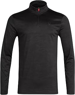 Men's Active Shirt - Quarter Zip Long Sleeve Performance Pullover - Camo Long Sleeve Workout Top for Men (S-XL)