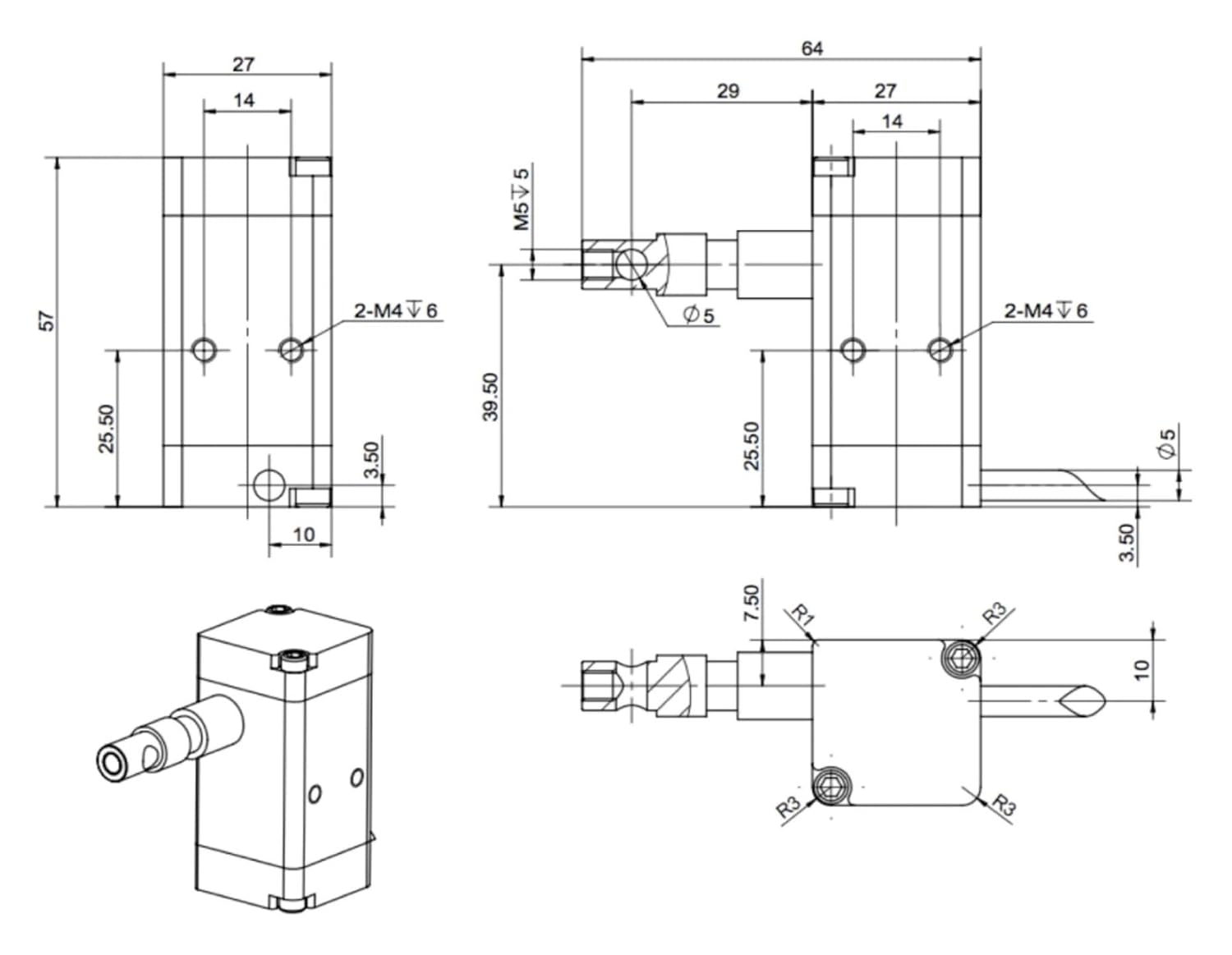 Absolute Linear Waterproof Displacement Sensors Position Sensors Pull-Wire Linear Sensors Encoders(CANopen 12bit)