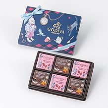 GODIVA Valentine Alice Tea Party Curry Assortment (6 Pieces) Chocolate (Gift Sweets Present)