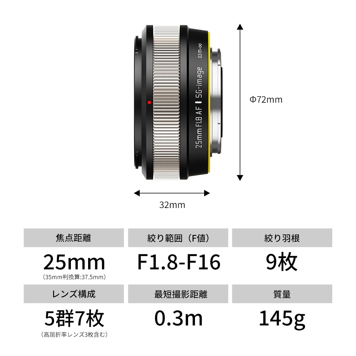 インスタ映え！写真が上達！単焦点レンズ！サードパーティレンズ 25mm F1.8 インスタ映え！写真が上達！単焦点レンズ！サードパーティレンズ