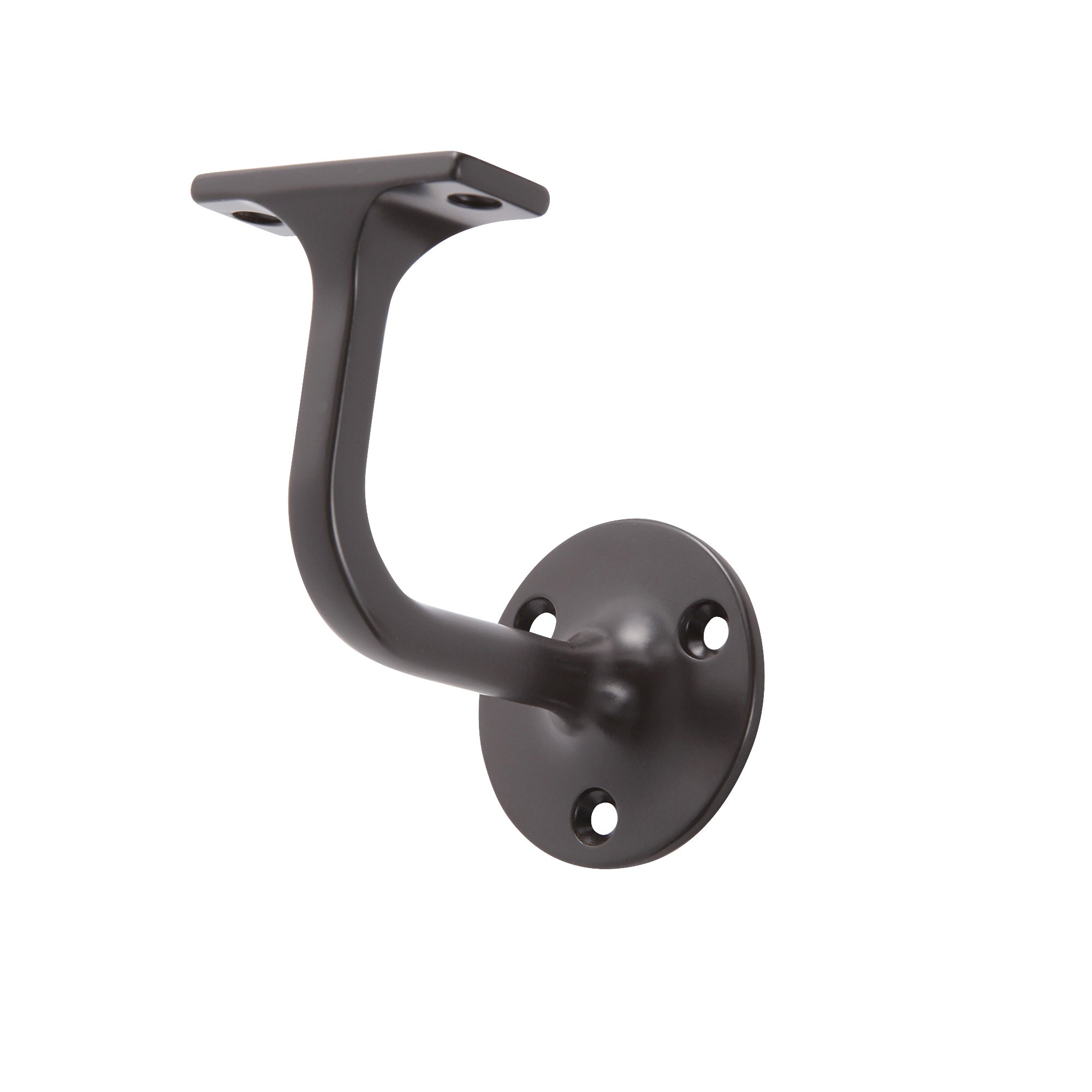 Wall Mounted Handrail Brackets - Select Finish (Black)
