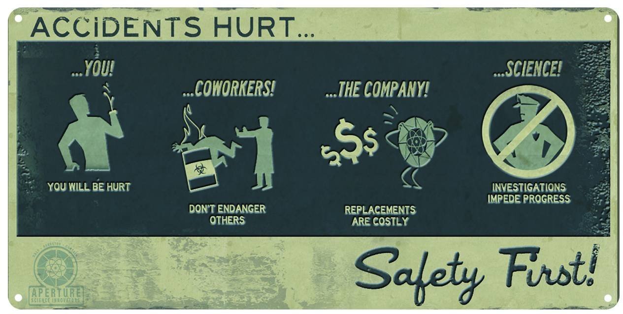 Crowded Coop A - Portal panneau métal Safety First