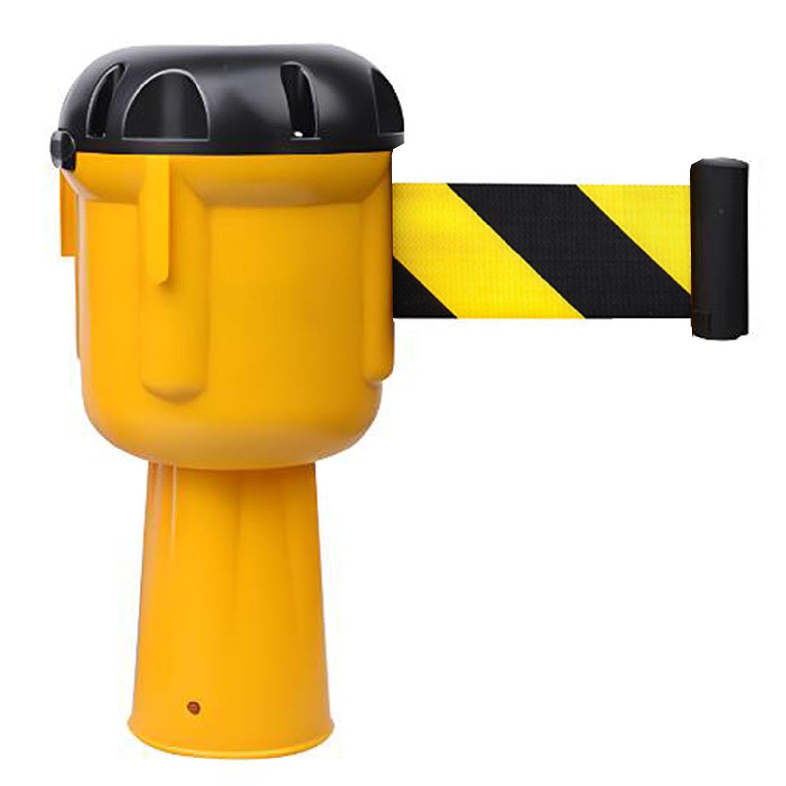 GTHTUHFD 32Ft Retractable Cone Barrier Tape - Mountable Caution Hazard Tape For Traffic Cones, Durable Safety Belt For Crowd Control, Outdoor & Indoor Use,A-10M/32FT
