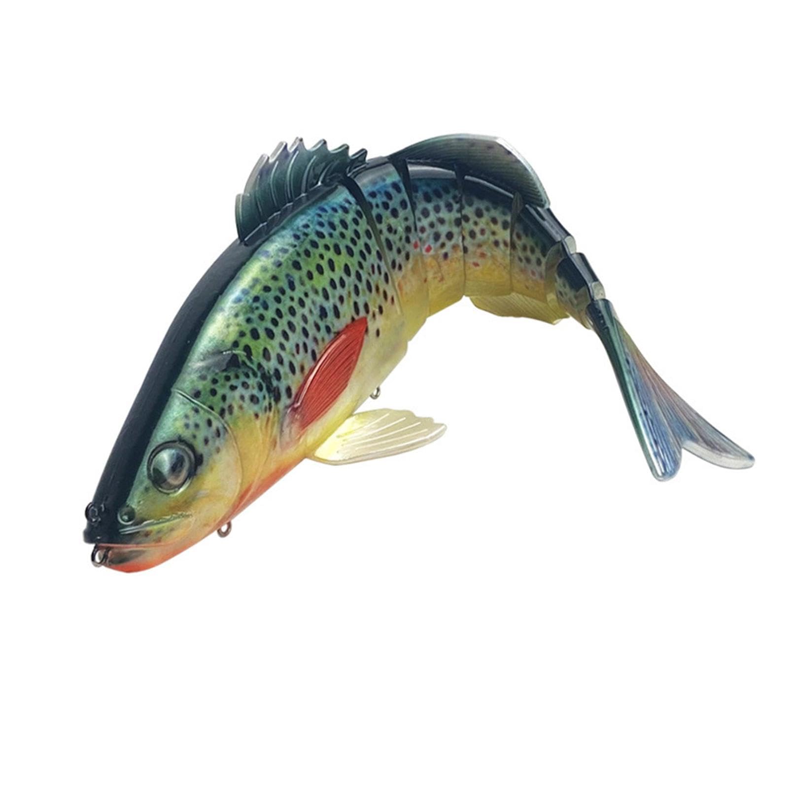 Salzwasser-Swimbait-Angelköder, Swimbaits zum Barschangeln | 15-Zoll-Köder zum einfachen Fangen für Familienangeln, Schwimmköder mit mehreren Gelenken, Angelausrüstung für alle