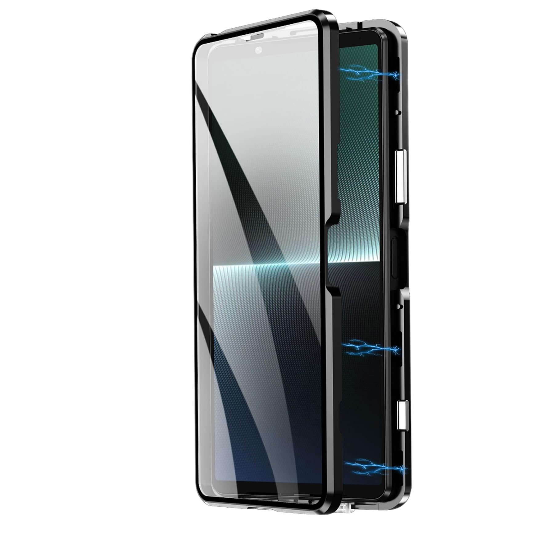 Amazon.co.jp: Xperia 10 VII向け ケース 磁気吸着 衝撃吸収 全面保護
