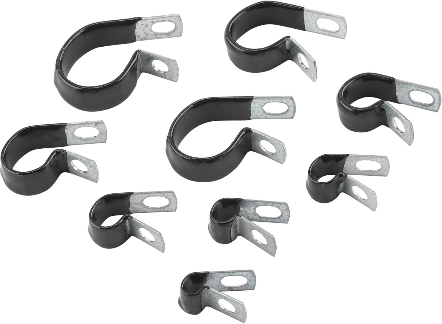 Insulated Fuel Line Tubing Mount Clamps, 5/8 Inch, Bag of 10