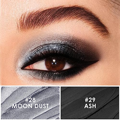 Focallure 2 Pcs Shimmer Cream Eyeshadow Stick,Brightener Eyeshadow Pencil Crayon,Highlighter Eye Shadow Stick Sets With Crease-Proof Formula,Long Lasting Waterproof Eye Shadow Make Up (Smoky-Night) #TOP1