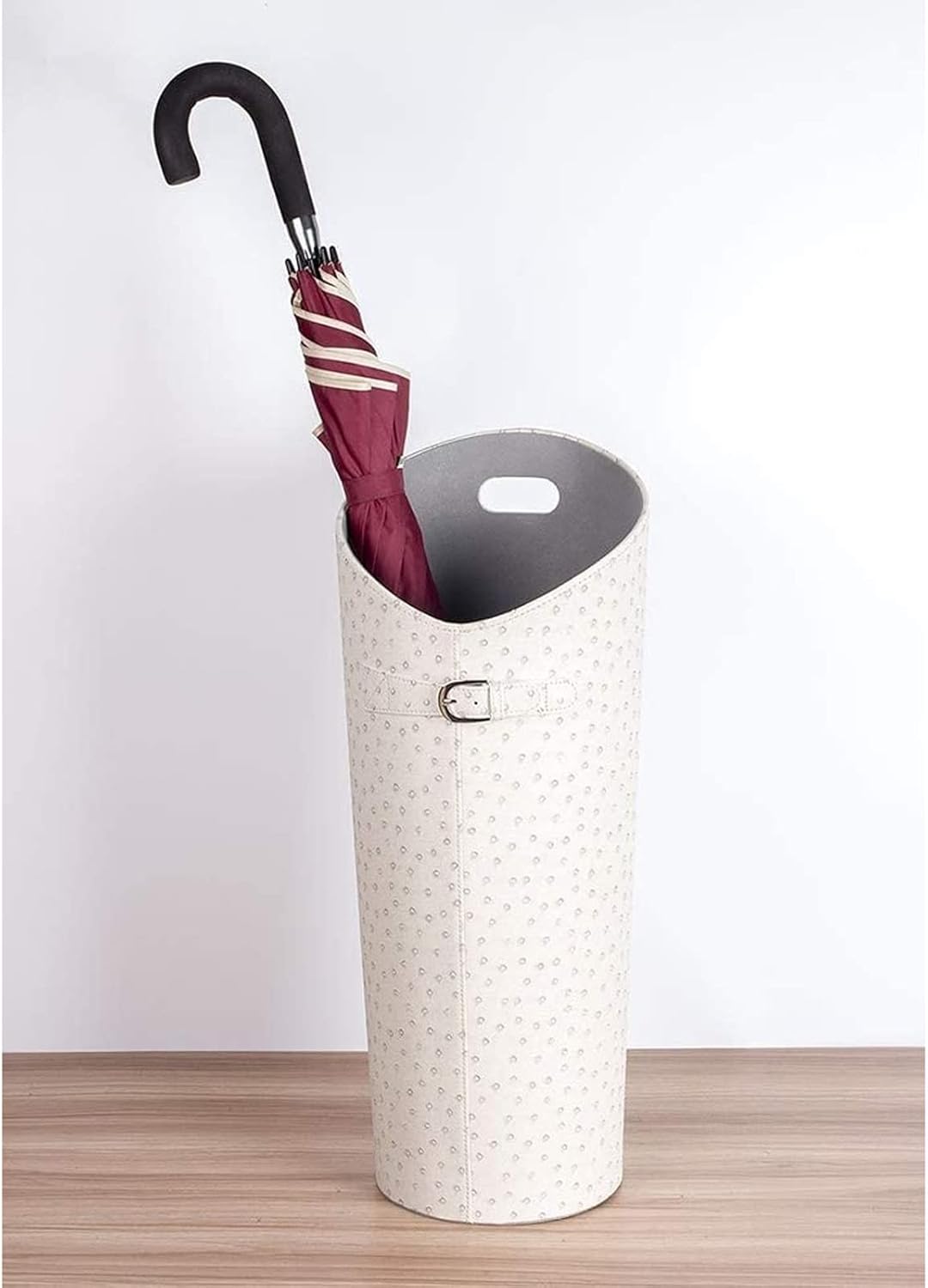 アンブレララックスタンド、アンブレラホルダー、アンブレラスタンドアンブレラスタンドヨーロピアンスタイルレザー、ホームホテルフロアスタ