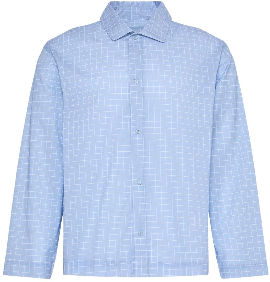 Calvin Klein Camisa Hombre Button Down Camiseta de Pijama