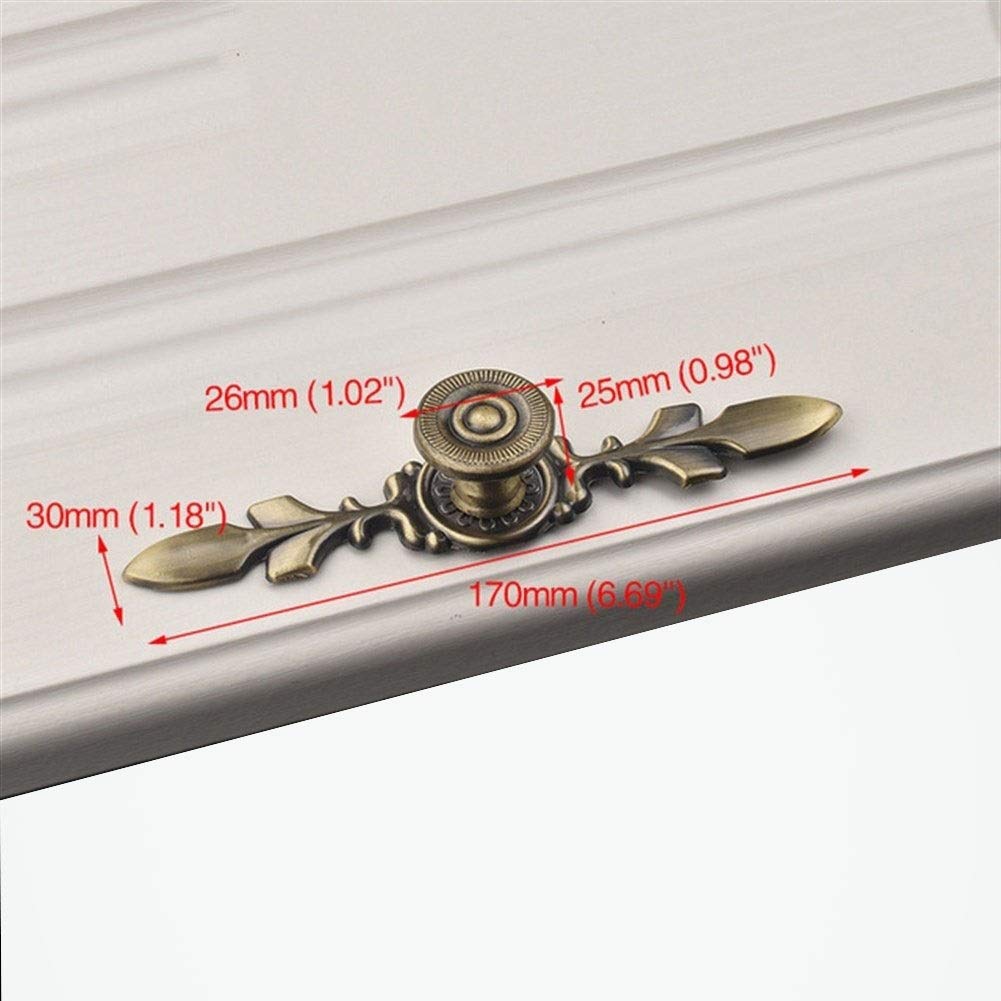 PangochoJinchao-bar  cabinet  handles, Zinc Alloy European Wardrobe Handles,Bronze Handles, Kitchen Door Cupboard Handles, Furniture Drawer Pulls, Cabinet Knobs, 120MM/170MM, Hardware decoration