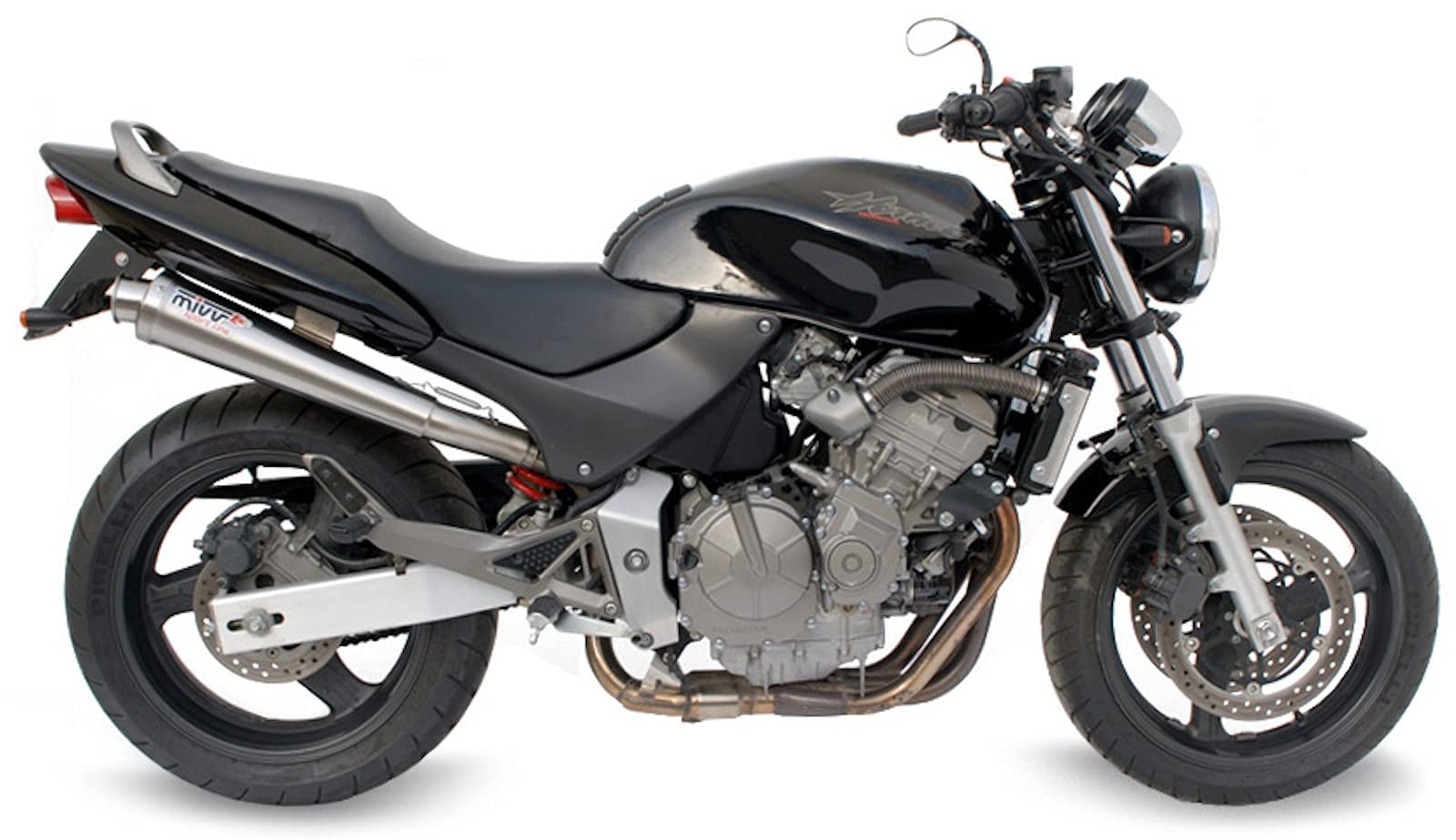 MIVV scarico x-cone inox compatibile con honda hornet 600 1998 1999 2000 2001 2002