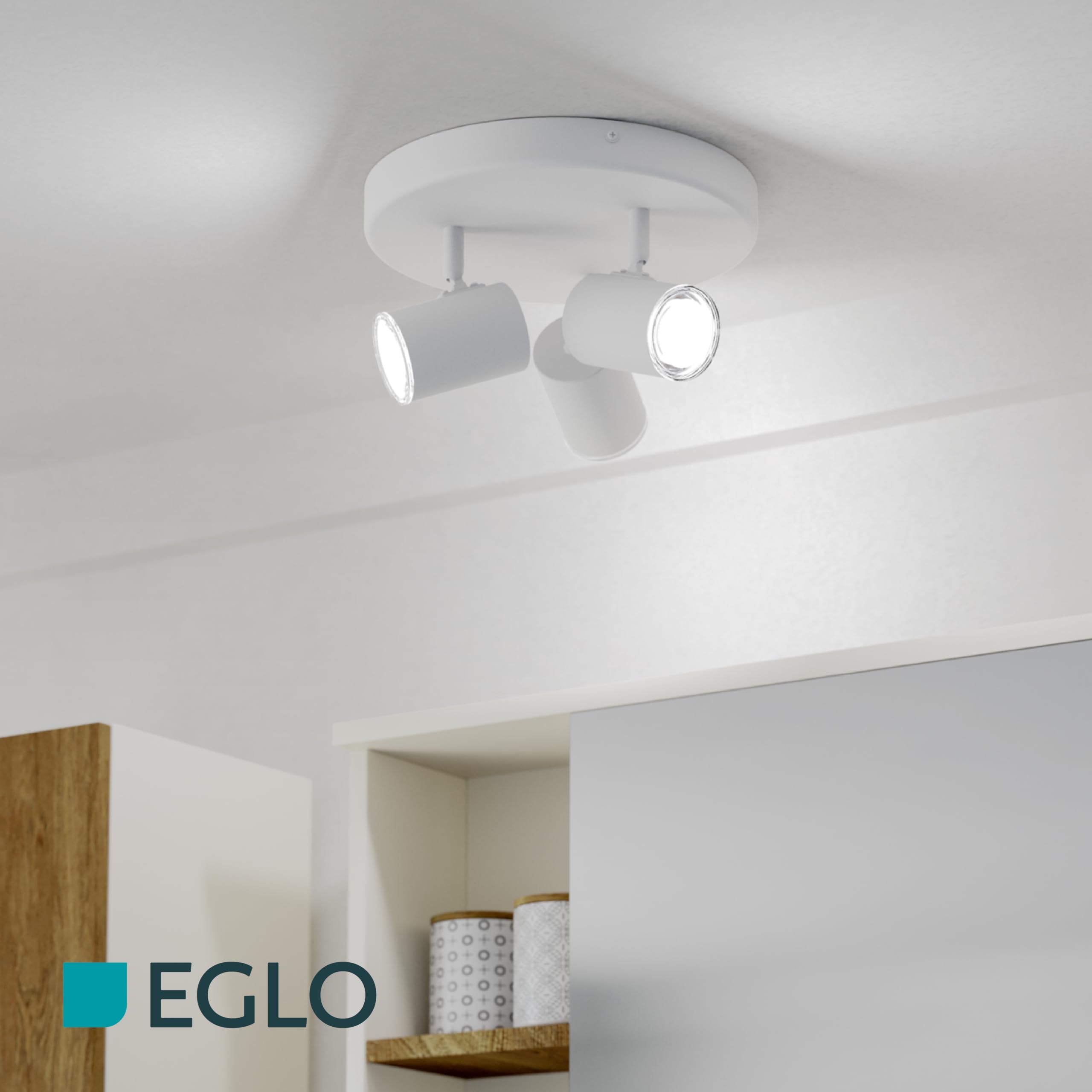 GBLY Projecteur De Plafond à 1 Spot, Lampe De Plafond En Bois - Lampe