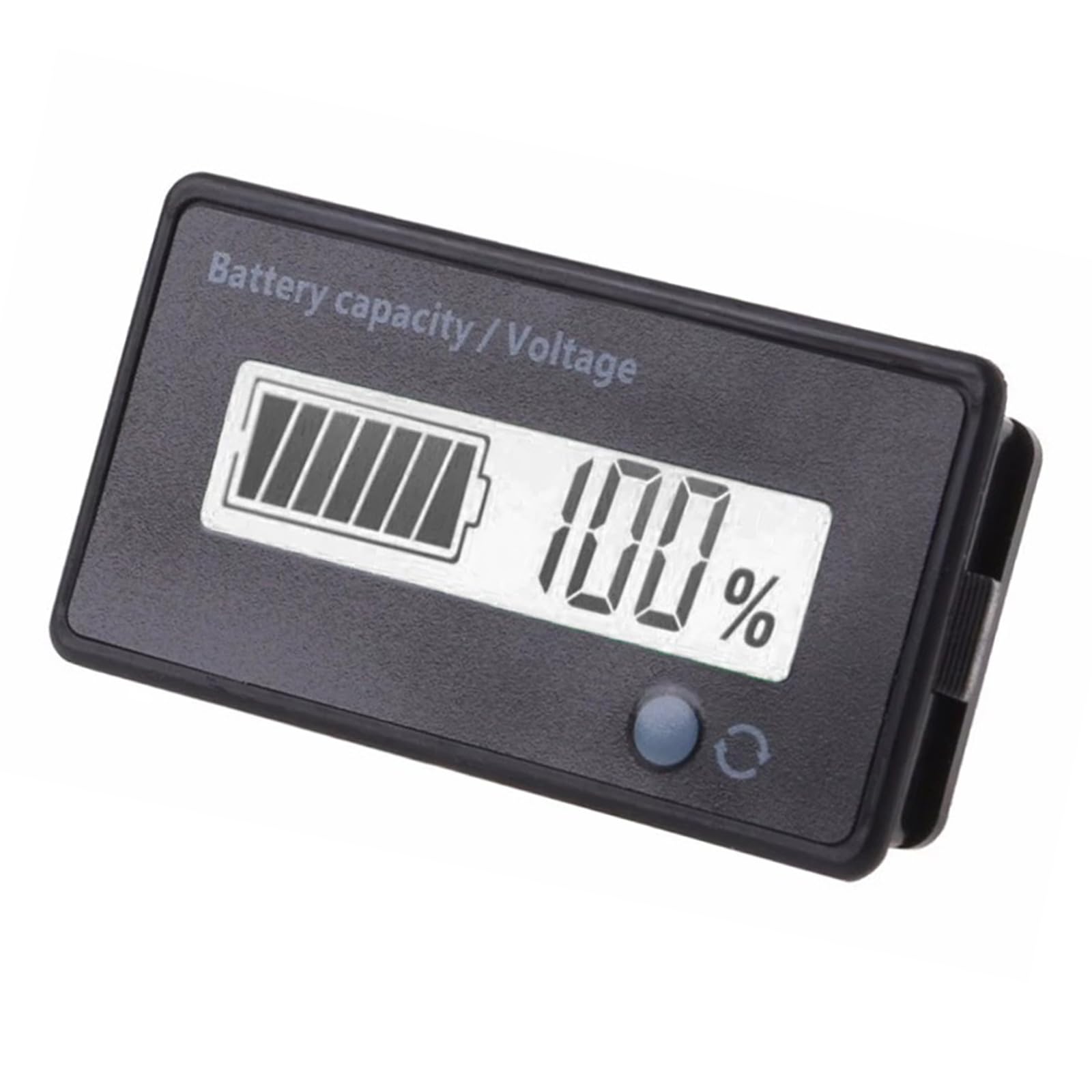 Lightweight Battery Percentage Monitor Display Checker with Adjustable Setting for 12V 24V 36V 48V 60V 72V 84V Systems Digital Battery Gauge