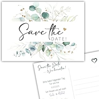 Eummel 25 save the date Karten Hochzeit Wir heiraten Einladung Hochzeitsfeier Save the Date Postkarten Hochzeit