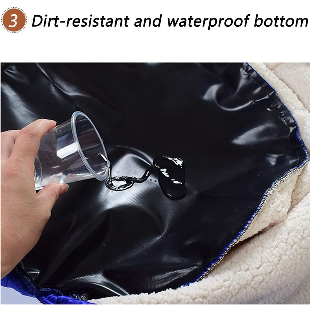 Funda impermeable para silla de ruedas, funda para silla de ruedas, manta para silla de ruedas, manta para silla de ruedas, bolsa cálida para piernas, pies y espalda para adultos, funda acogedor