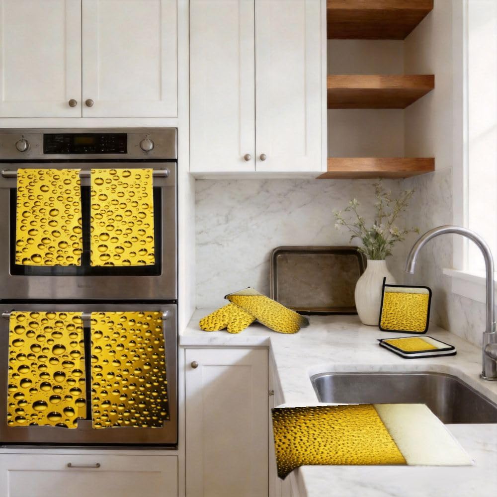 Juego de 9 piezas de decoración y accesorios de cocina con cerveza fría