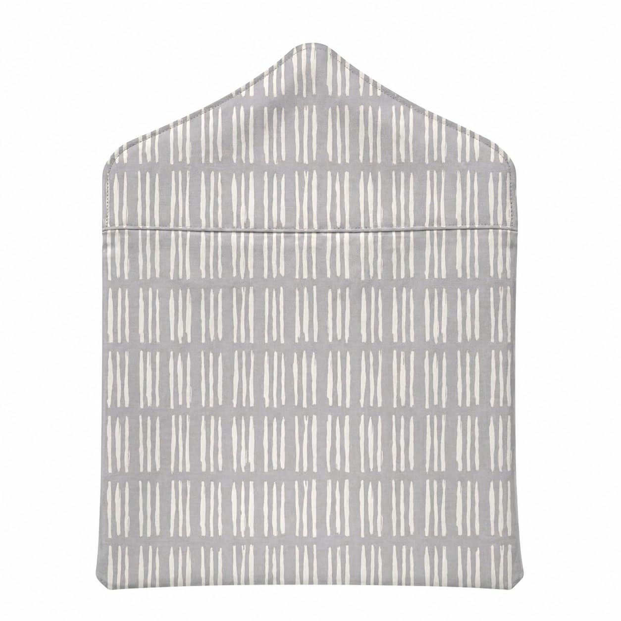 Jolee Fabrics Premium Oilcloth Peg Bags with Wooden Hanger - Large Waterproof Peg Bag, Clothes Clip Storage Perfect for Any Washing Line (Ditto Smoke Grey Peg Bag)