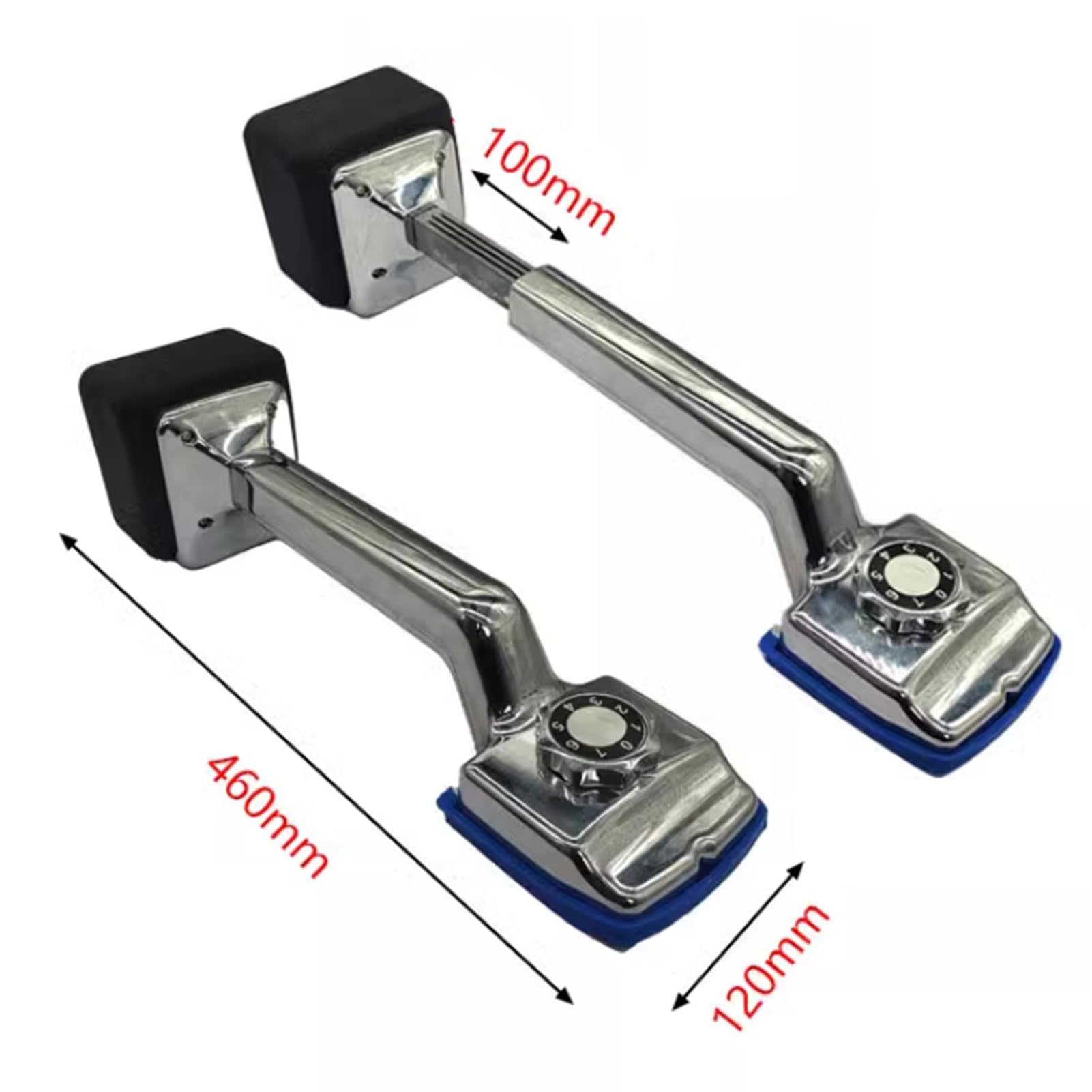 Lot de 5 outils pour tendeur de moquette avec fer à coudre, coupe-moquette, ruban de jonction, poignée antidérapante réglable pour usage domestique et professionnel