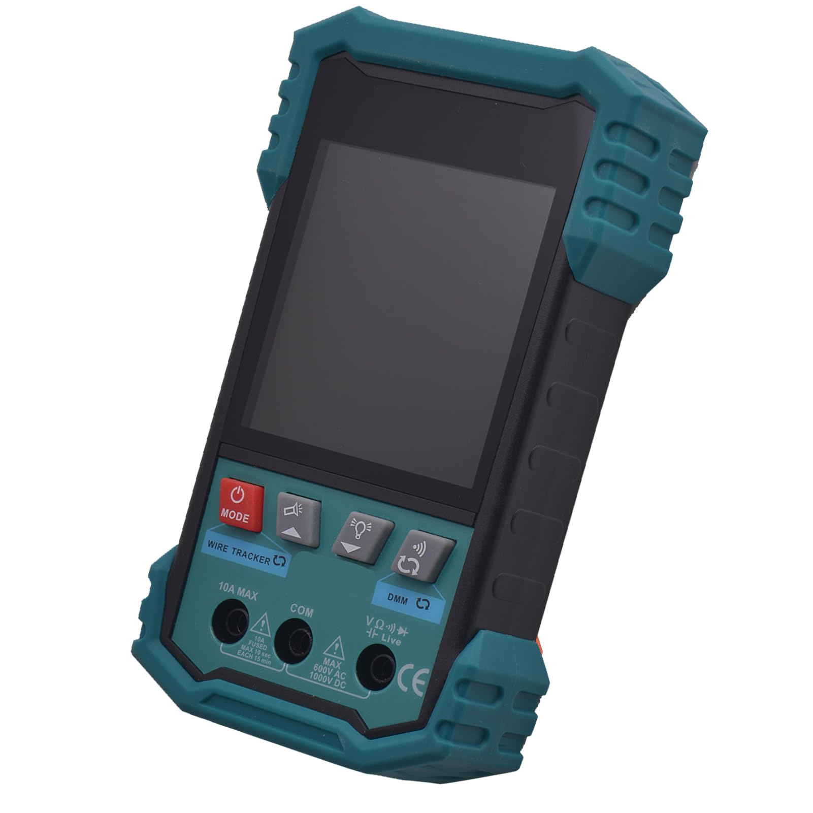Wakects Tester per Cavi di Rete, Tracciacavi Digitale con Test PoE e Multimetro, Misurazione della Lunghezza del Cavo da 2,5 a 400 M, NCV e Torcia per Installatori di Elettricisti (ET623)