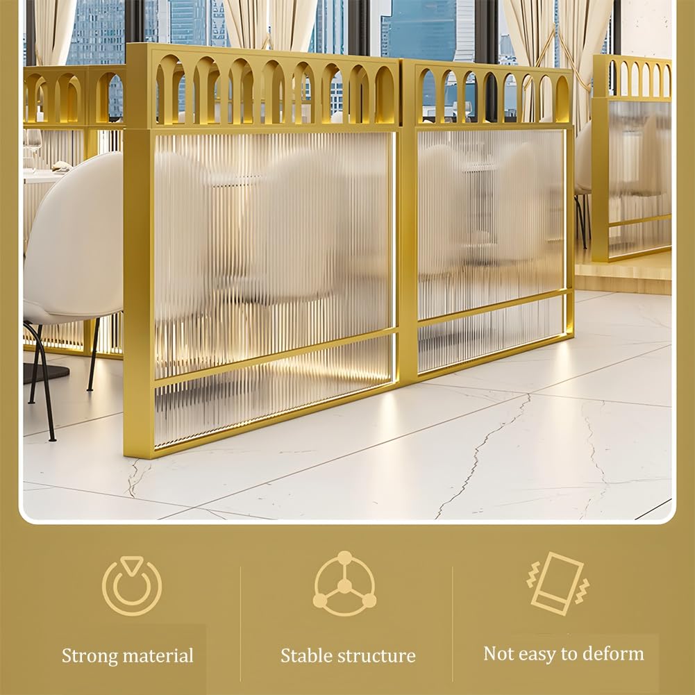 Półprzezroczysty szklany ścianka działowa do jadalni i biurek ścianka działowa dekoracyjny szklany panel do restauracji i barów 100 x 100 cm ge