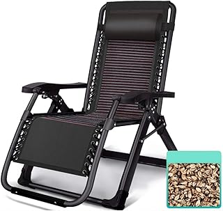 Espreguiçadeira gravidade para jardim, cadeira dobrável reclinável dobrável metal resistente portátil relaxante cama reclinável móveis de jardim para gramado ao ar livre pátio praia acampamento belo cenário