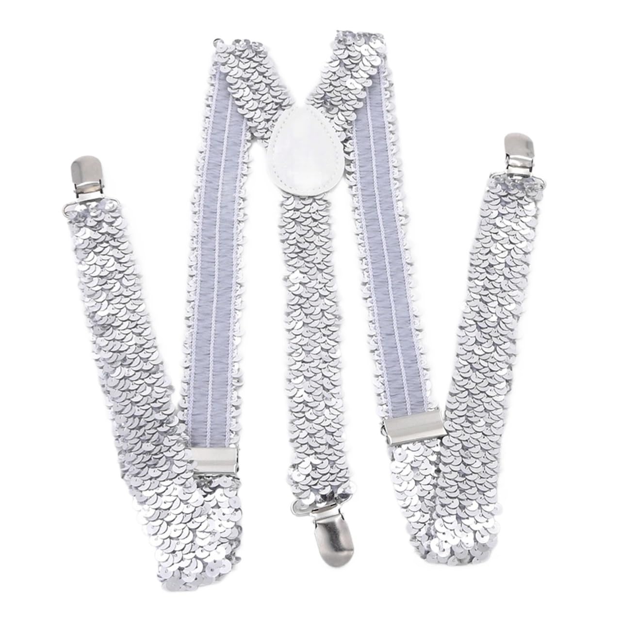Tirantes elásticos unisex con 4 clips fuertes para pantalones gordos y vestidos