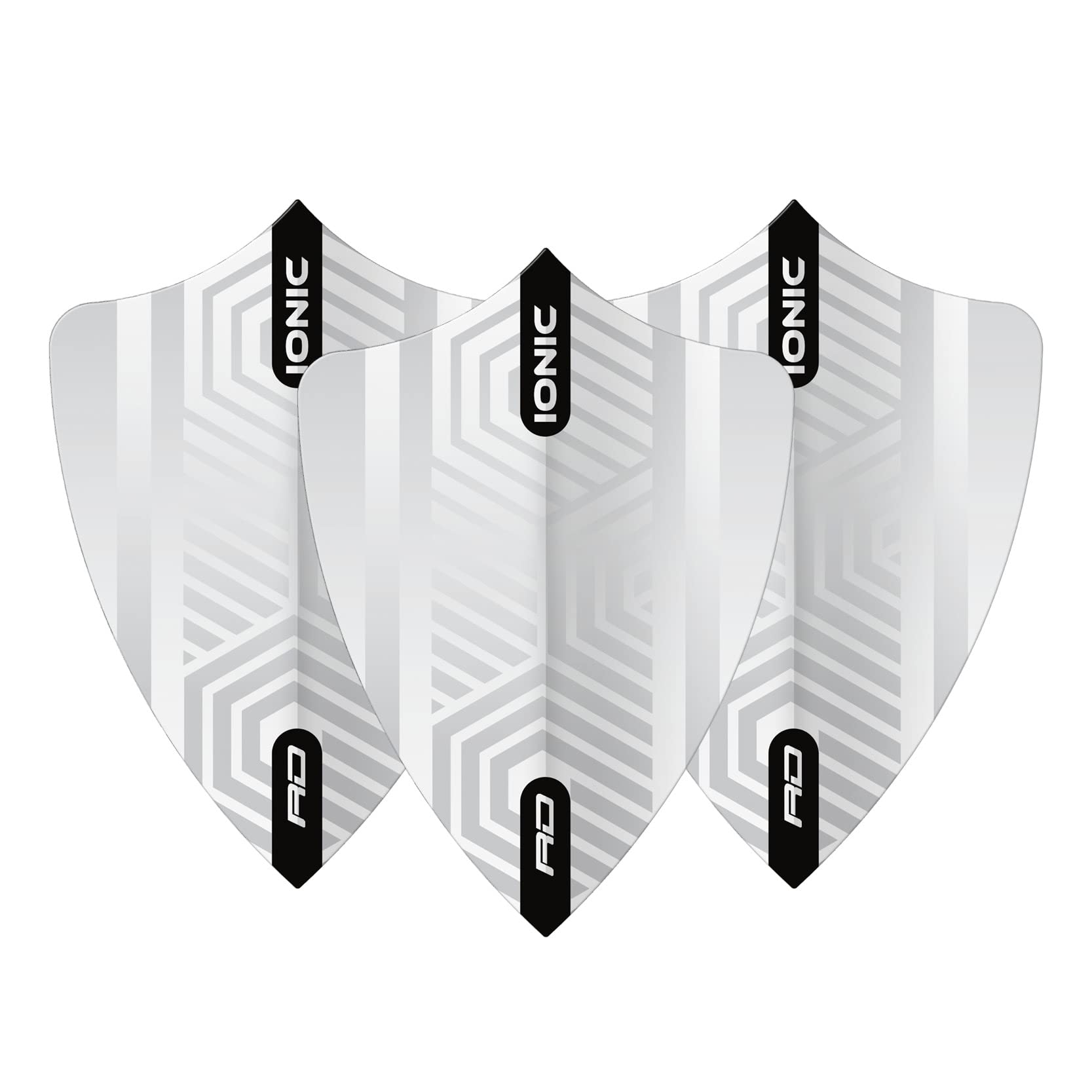 RED DRAGON Hardcore White Freestyle Dart Flights- 3 Sets Per Pack (9 Dart Flights in total) - Image 3
