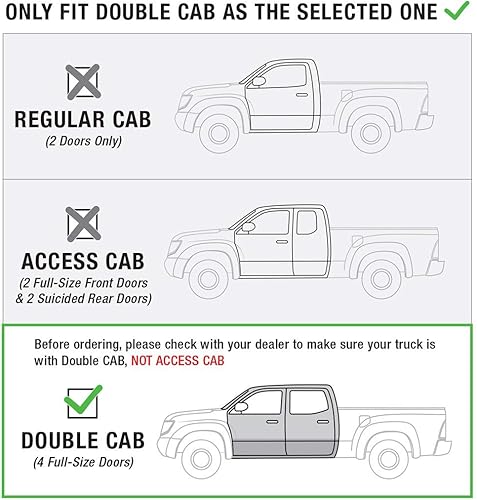Miniatura 5 de Raptor Series Magnum RT Gen 2 Drop Steps - Estribos negros compatibles con Tacoma 2005-2023 doble cabina