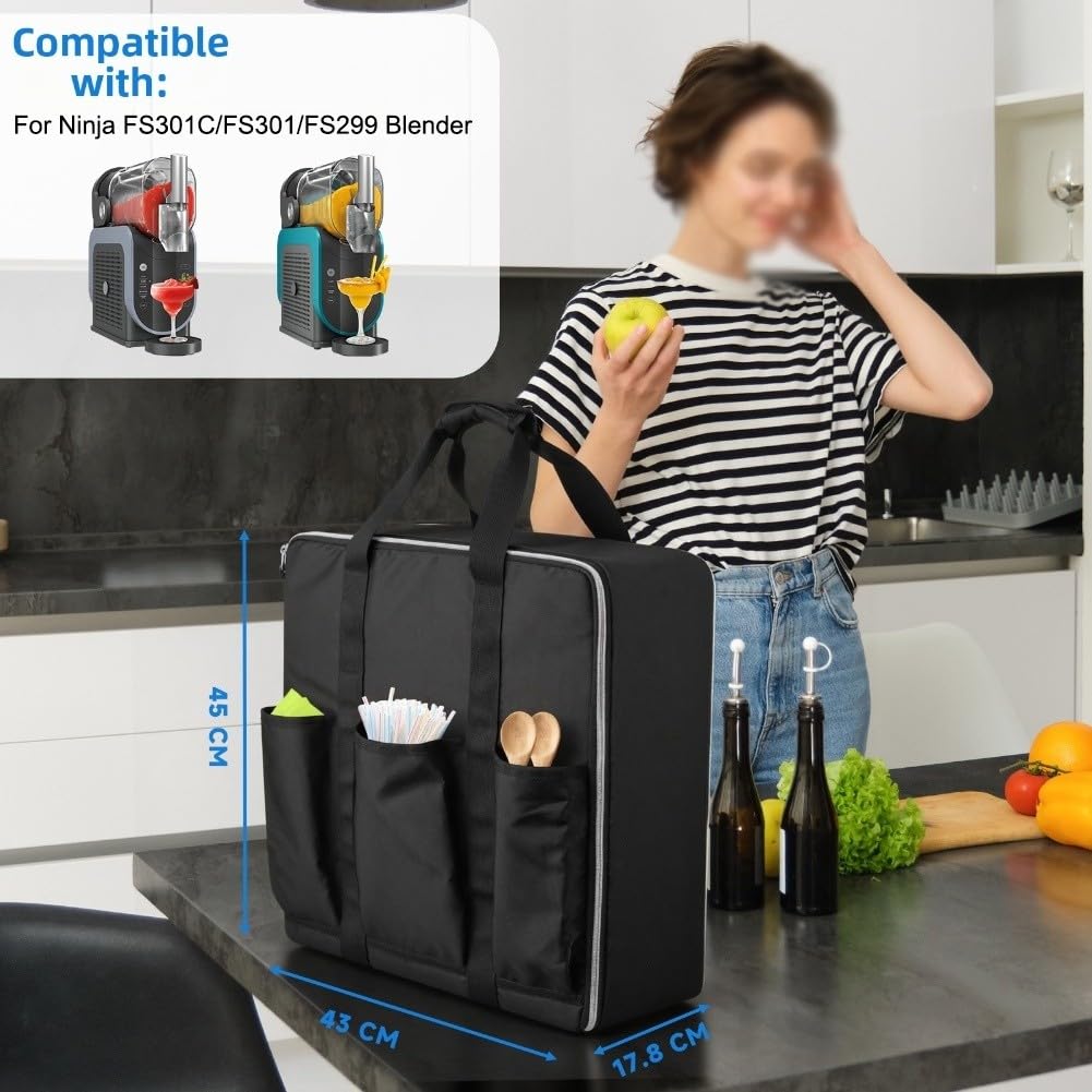 Sac de transport portable pour machine à sushis Ninja FS300/FS301, machine à sushis facile d'accès pour machine à main, cafetière à boissons