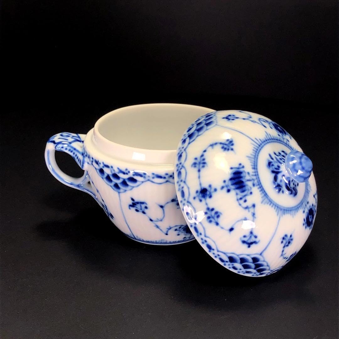 最終値下げ　ロイヤルコペンハーゲン　シュガーポット　ミルクポット ロイヤルコペンハーゲン ブルー フルー テッド シュガーボウル 砂糖