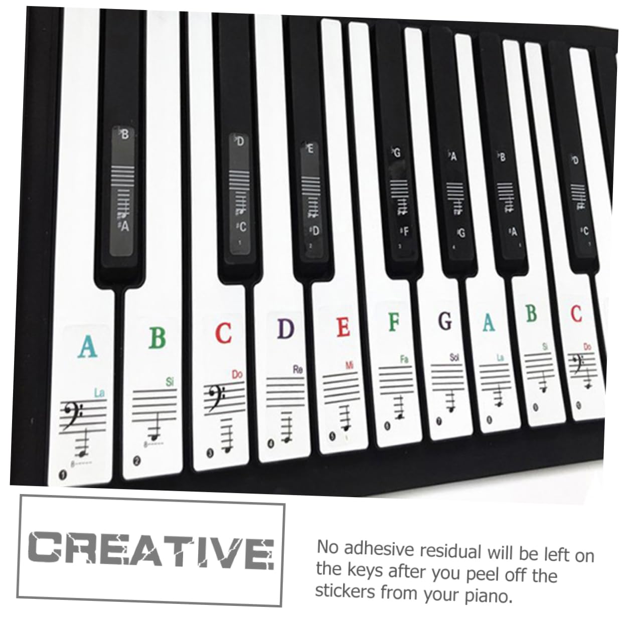 Adesivo Piano Terra 185x45 Mm, Scritta Nera Su Fondo Argento Lucido, Impermeabile