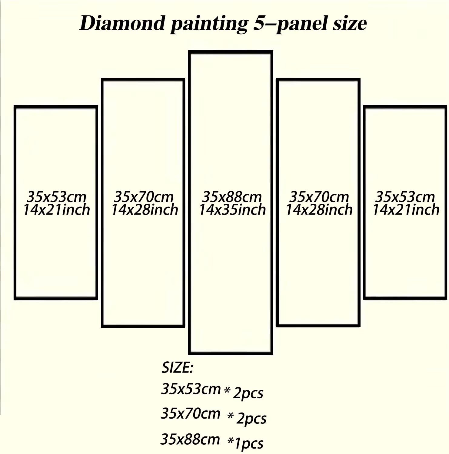 Diamentowy obraz dla dorosłych duży format 5 sztuk 88 x 175 cm chmura diamentowy obraz koń 5D diamentowe obrazy Embroidery kreatywne hobby pełny zestaw dla dorosłych do dekoracji sypialni 0m-946
