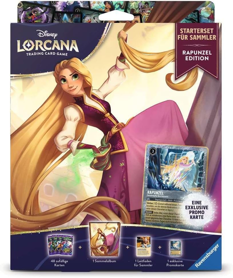 Disney Lorcana TCG: Starterset für Sammler Rapunzel Edition (Deutsch)