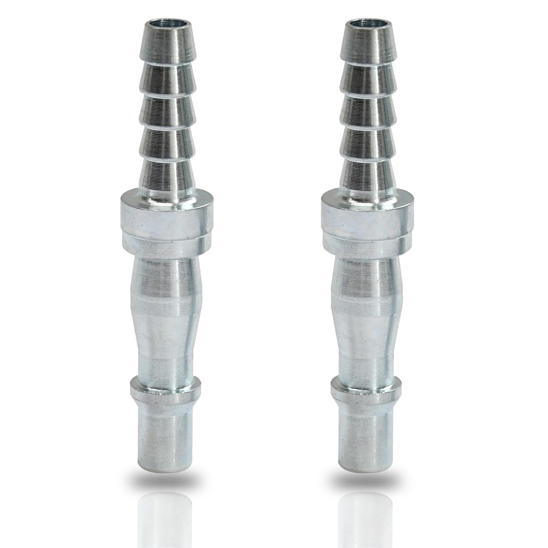Dapetz ® 2PC Air Line Hose Bayonet Connectors 3/8" BSP Thread Quick Release Airline Hose Compressor Fitting Barb Bayonet Coupler Set PCL